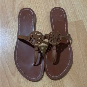 Tory Burch brown leather sandals